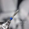 Фреза алмазна DARK 102, полум'я 024, синій комірець