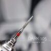 Фреза алмазна DARK 105, полум'я 018, червоний комірець