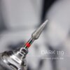 Фреза алмазна DARK 119, брунька довга 042, червоний комірець
