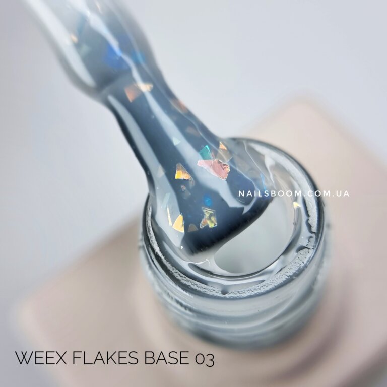 Камуфлююча база з поталлю WEEX Flakes 3, 11 мл