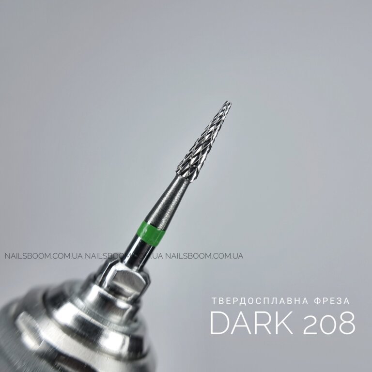 Фреза твердосплавна DARK 208, зелений комірець