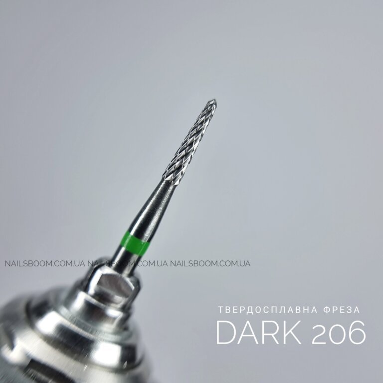 Фреза твердосплавна DARK 206, зелений комірець