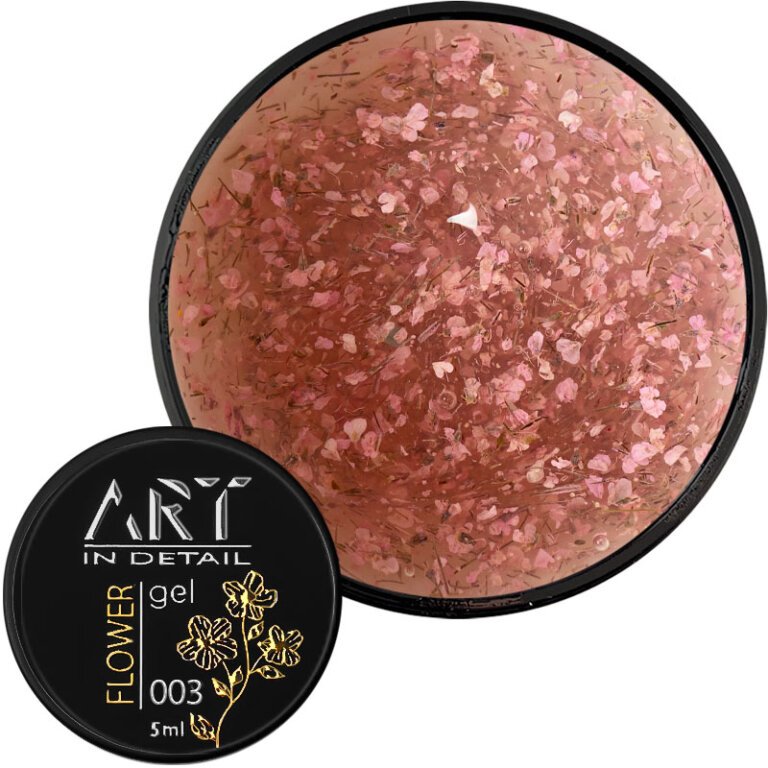 ART-Flower-003-2 Гель-лак із сухоцвітами ART Flower gel 03, 5 мл