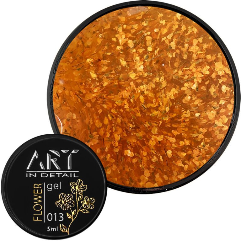ART-Flower-013-2 Гель-лак із сухоцвітами ART Flower gel 13, 5 мл