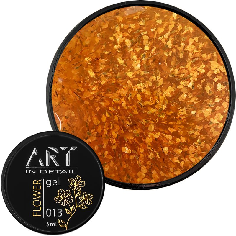 ART-Flower-013-2 Гель-лак із сухоцвітами ART Flower gel 13, 5 мл