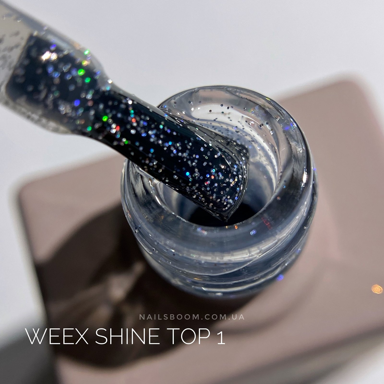 Топ з блискітками WEEX Shine top 1, 11 мл