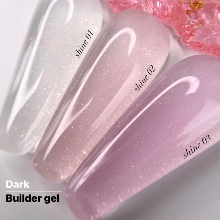Камуфлюючий гель DARK Builder Shine gel 01, 15 мл