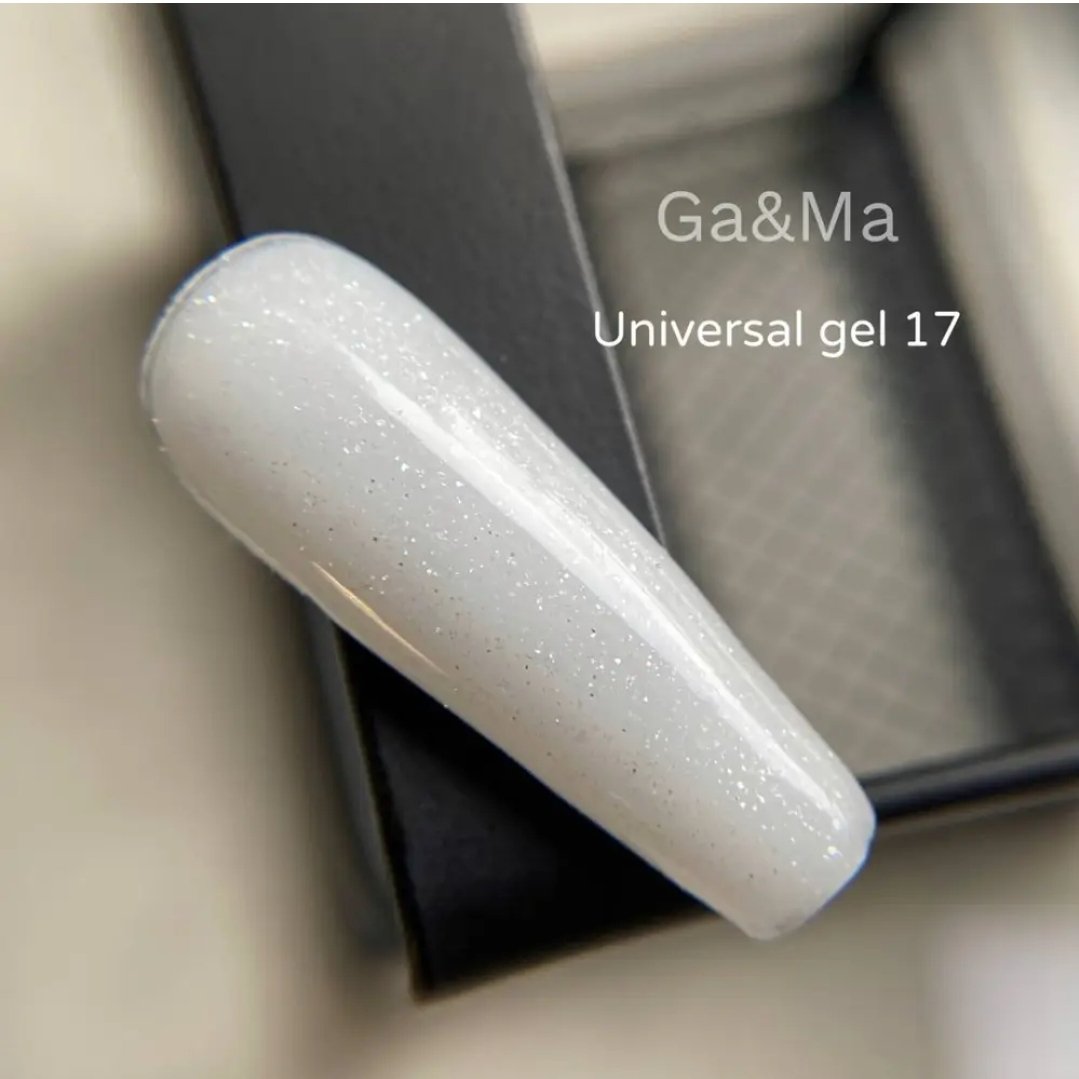 Рідкий гель GA&MA Universal Gel 017, 15 мл (без пензлика) (молочний гель)