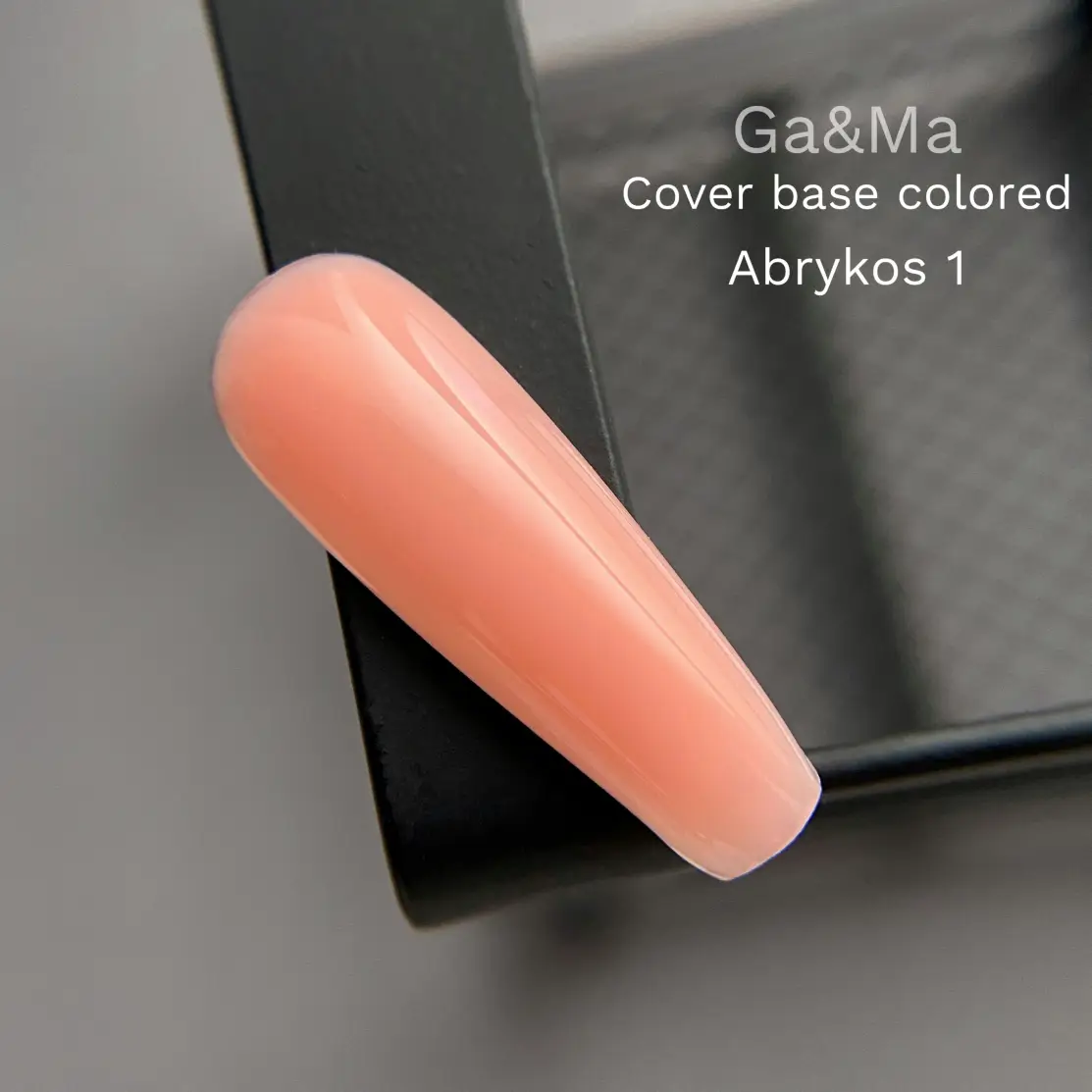 clipboard_image_ecc2f73822d4cf23 Кольорова база GA&MA Cover base Colored 001 Абрикос, 15 мл