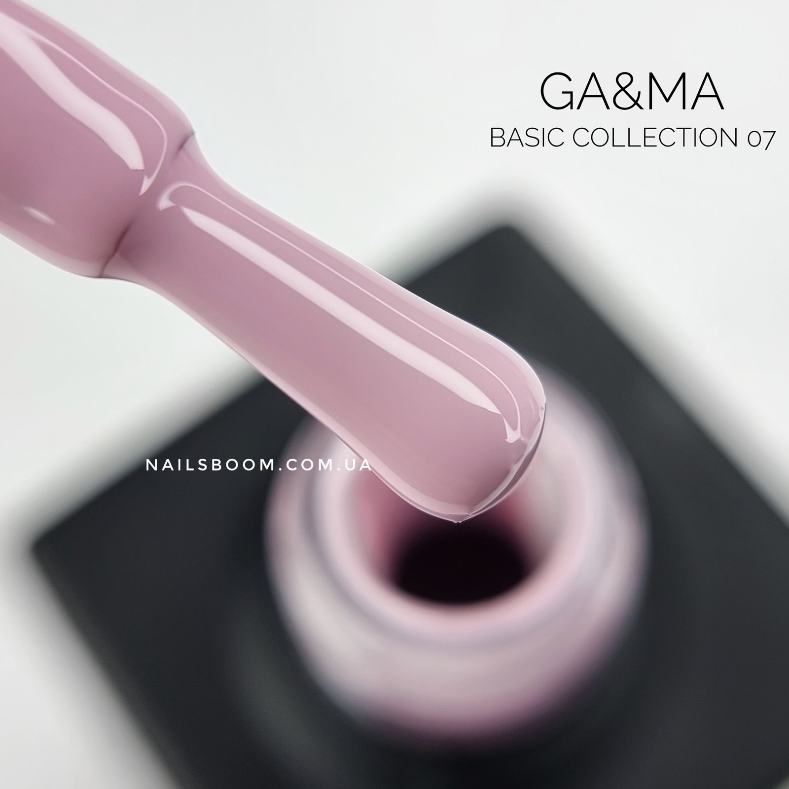 Гель-лак GA&MA Basic collection 007 пудровий, 10 мл