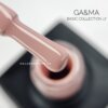 Гель-лак GA&MA Basic collection 017 світлий беж, 10 мл