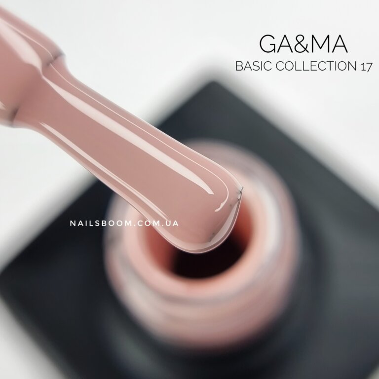 Гель-лак GA&MA Basic collection 017 світлий беж, 10 мл