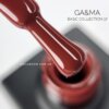 Гель-лак GA&MA Basic collection 037 винний, 10 мл