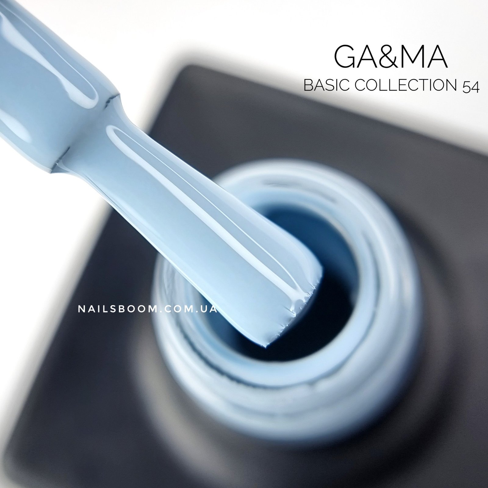 Гель-лак GA&MA Basic collection 054 небесний, 10 мл