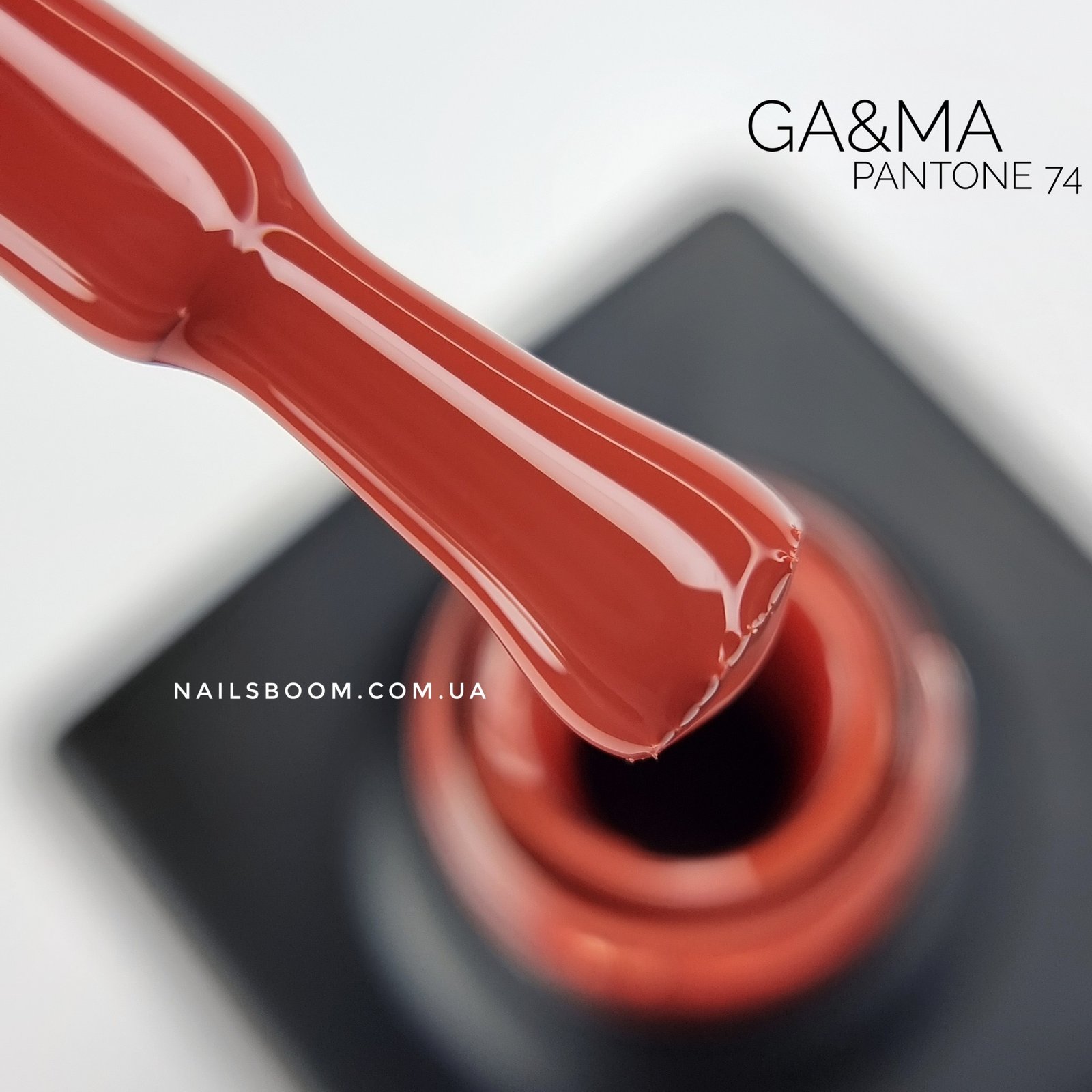 Гель-лак GA&MA Pantone collection 074 whirl, 10 мл