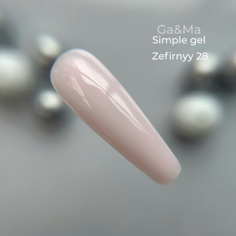 Камуфлюючий гель GA&MA Simple gel 028 зефірний, 30 мл