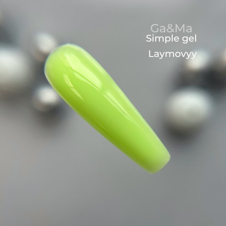 Камуфлюючий гель GA&MA Simple gel лаймовий, 15 мл