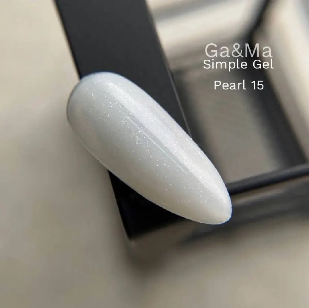 Камуфлюючий гель GA&MA Simple gel 015 перл, 15 мл