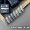 Світловідбиваючий гель-лак GA&MA Holographic glitter 001, 10 мл