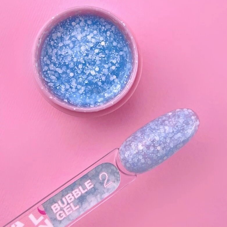 img_0665 Глітерний гель LUNA BUBBLE Gel 02, 5 мл
