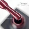 Гель-лак GA&MA Night collection 091 Burgundi, 10 мл