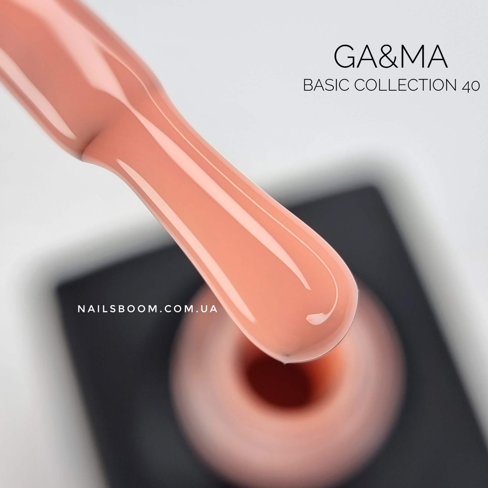 Гель-лак GA&MA Basic collection 040 персиковий, 10 мл