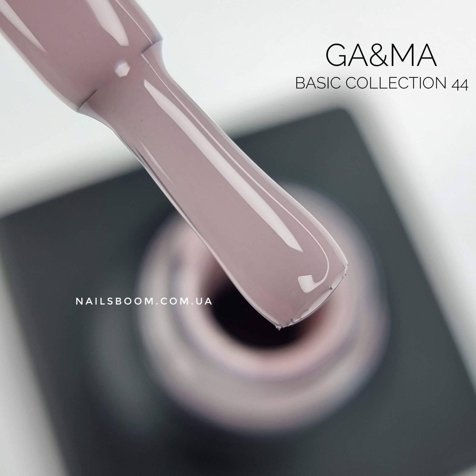 Гель-лак GA&MA Basic collection 044 рожевий туман, 10 мл