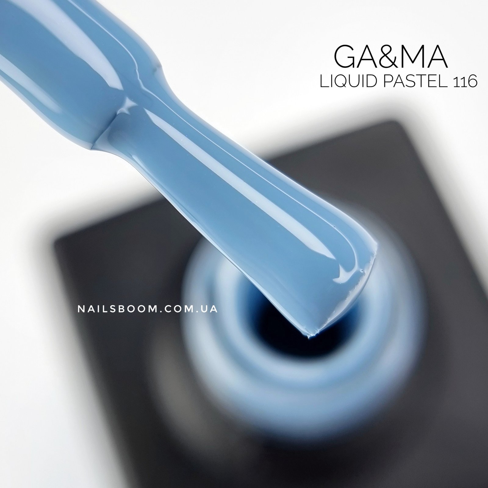 Гель-лак GA&MA Liquid pastel 116 Барвінок, 10 мл