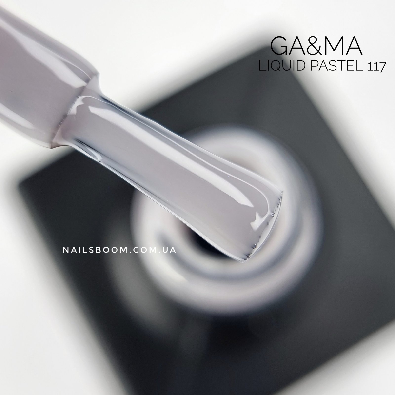 Гель-лак GA&MA Liquid pastel 117 Мальва, 10 мл