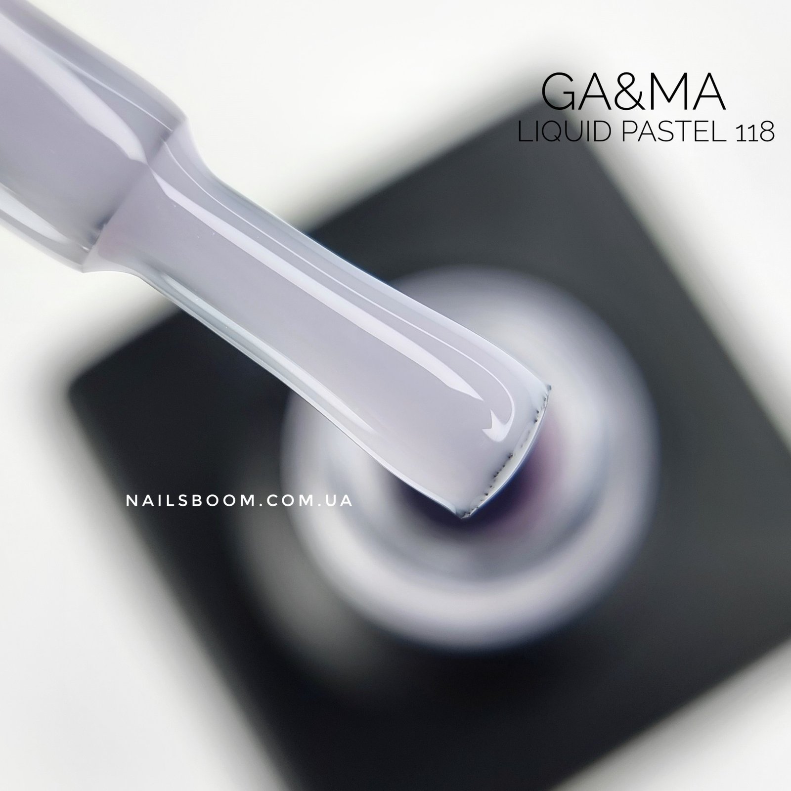 Гель-лак GA&MA Liquid pastel 118 Троянда, 10 мл