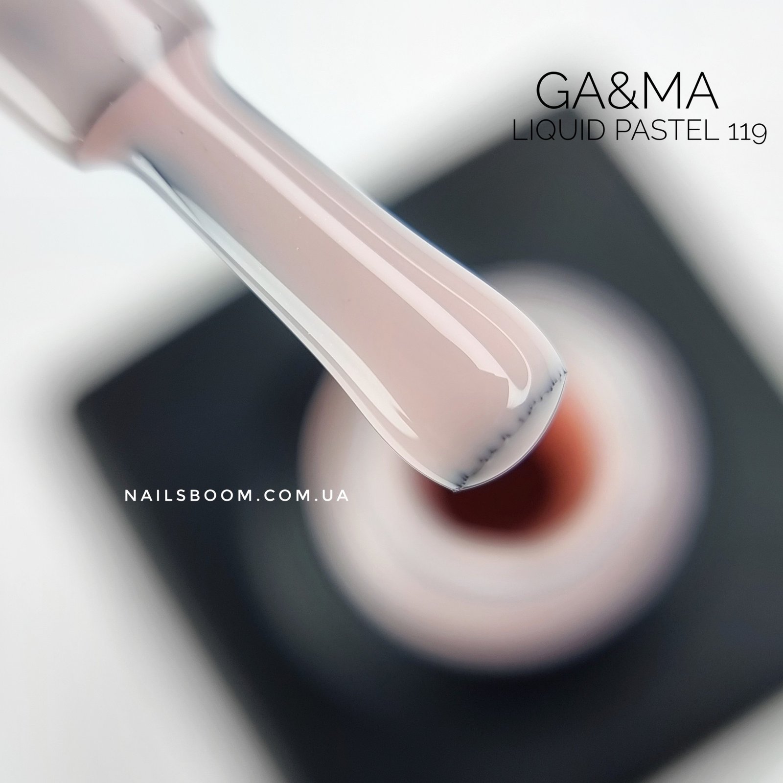 Гель-лак GA&MA Liquid pastel 119 Піон, 10 мл
