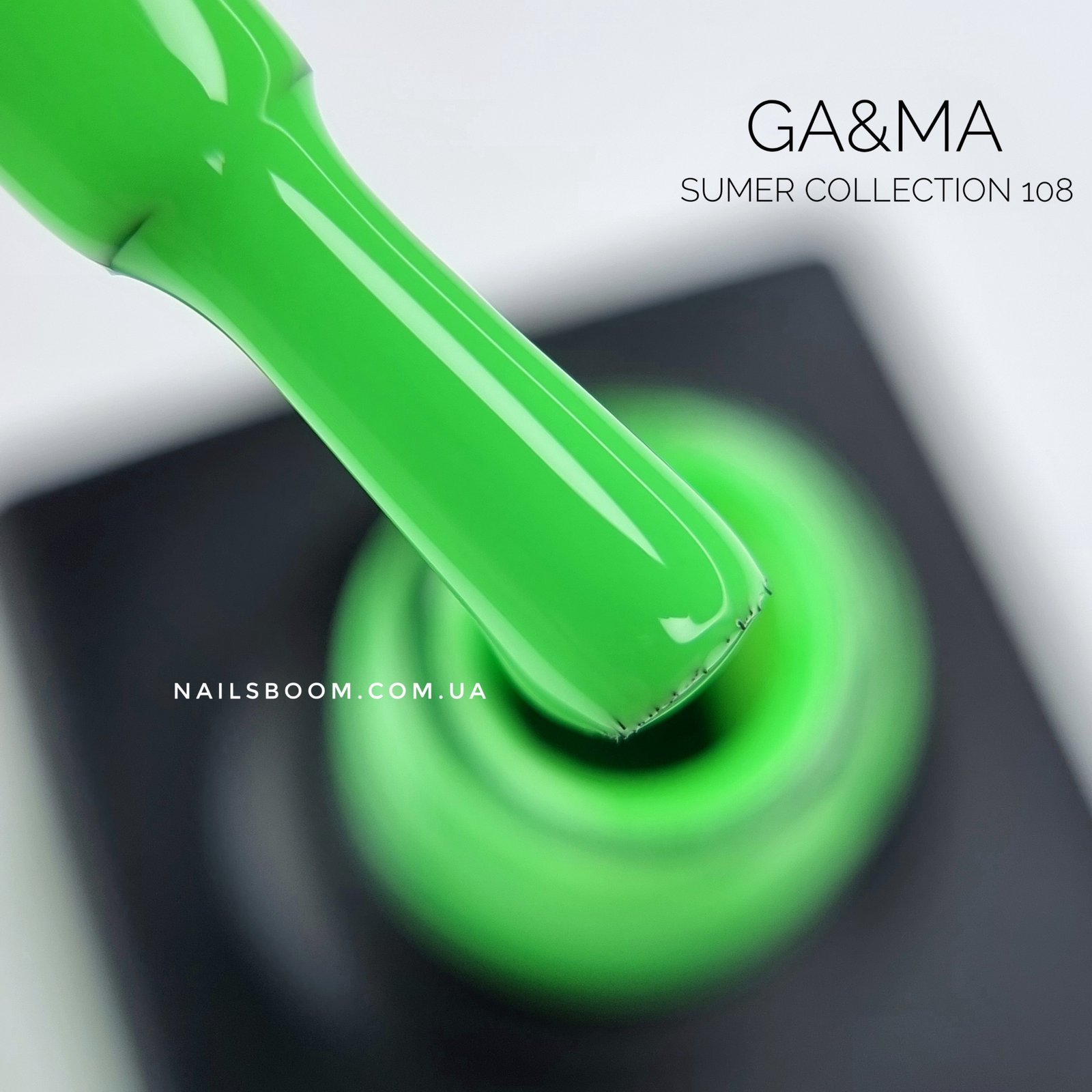 Гель-лак GA&MA Summer collection 108 Мохіто, 10 мл