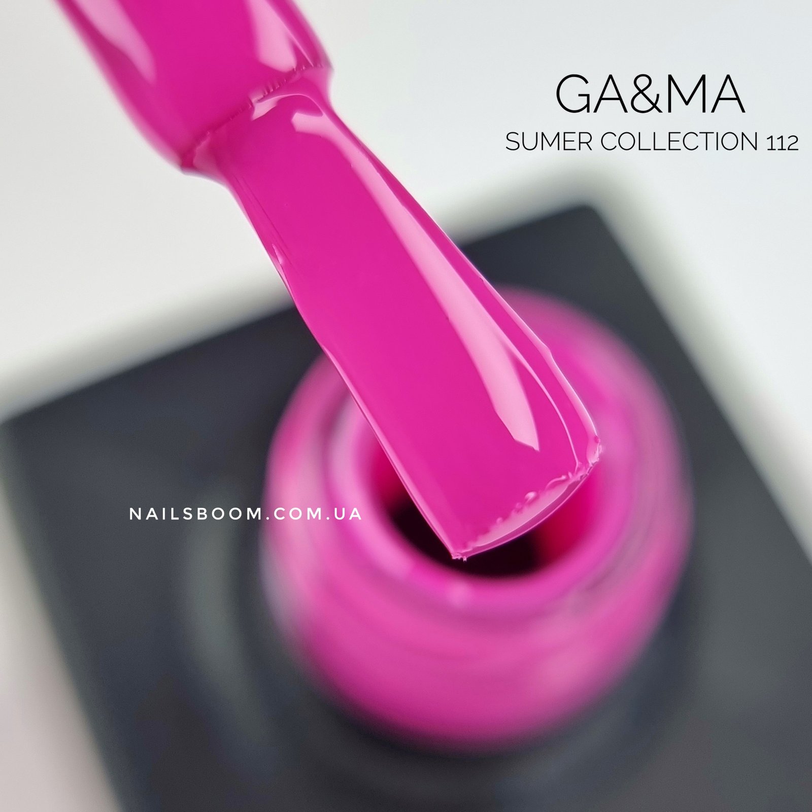 Гель-лак GA&MA Summer collection 112 Смузі, 10 мл