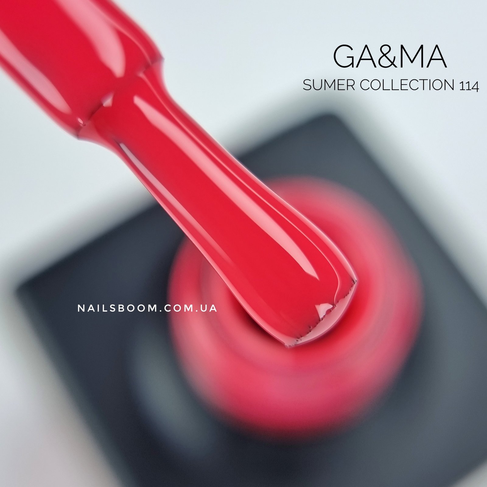 Гель-лак GA&MA Summer collection 114 Джем, 10 мл