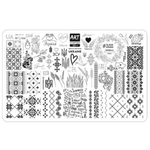 Пластина для стемпінгу ART Stamping by Vakula&Davydova 006