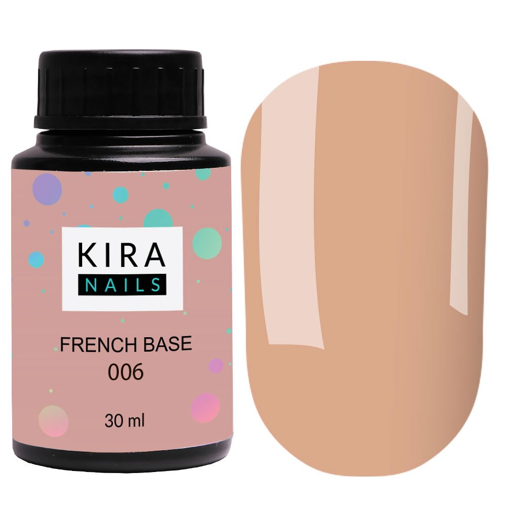 Камуфлююча база Kira Nails French Base 006, 30 мл