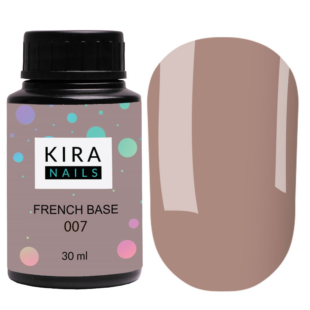 Камуфлююча база Kira Nails French Base 007, 30 мл