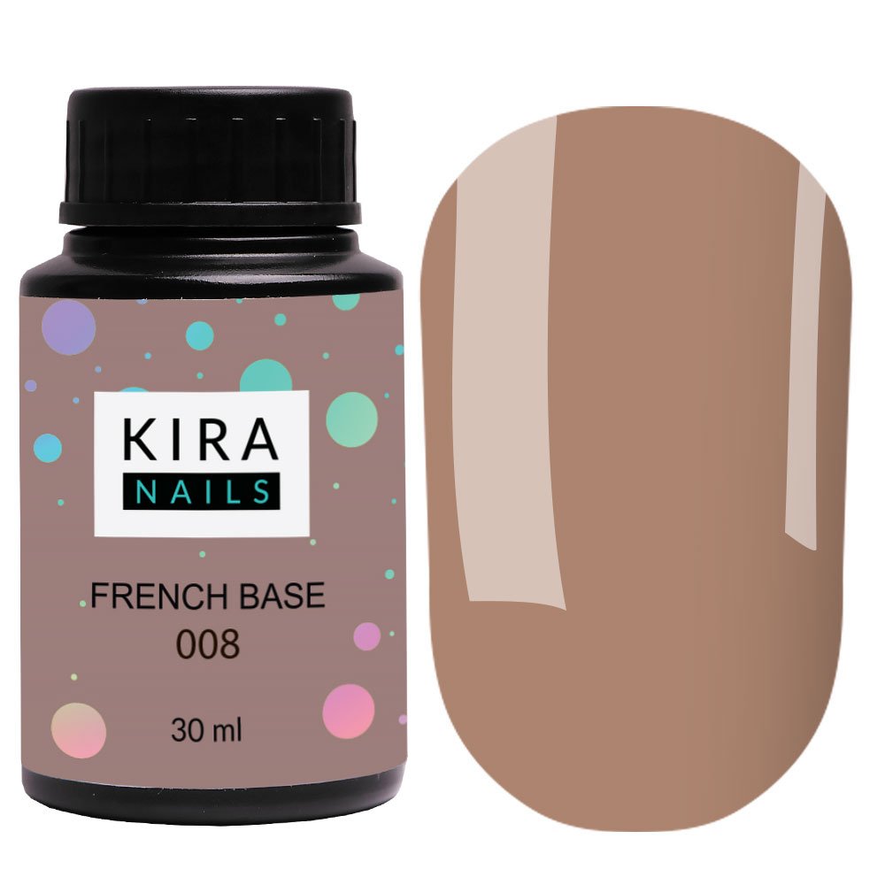 Камуфлююча база Kira Nails French Base 008, 30 мл