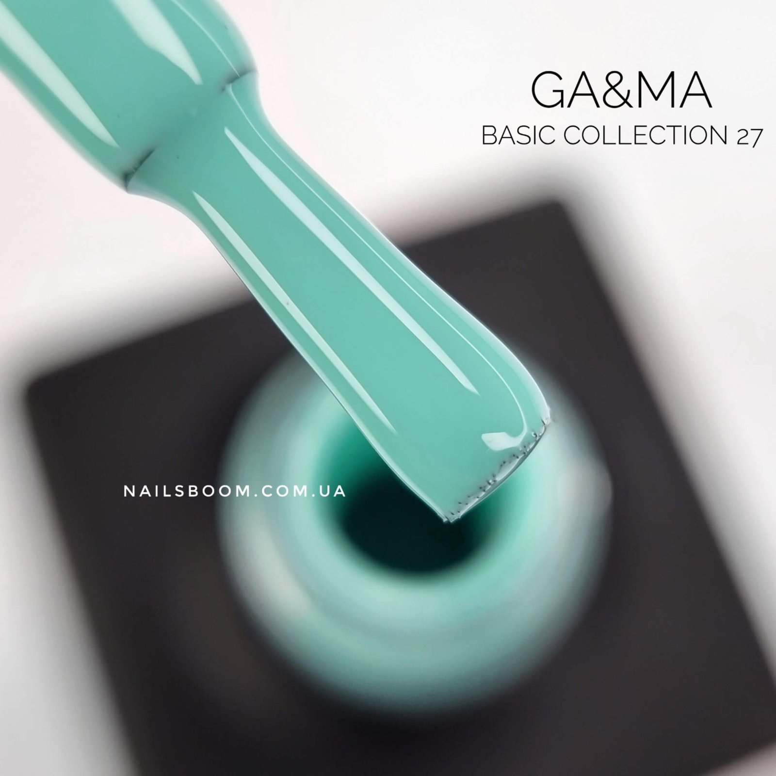 Гель-лак GA&MA Basic collection 027 бірюзовий, 10 мл