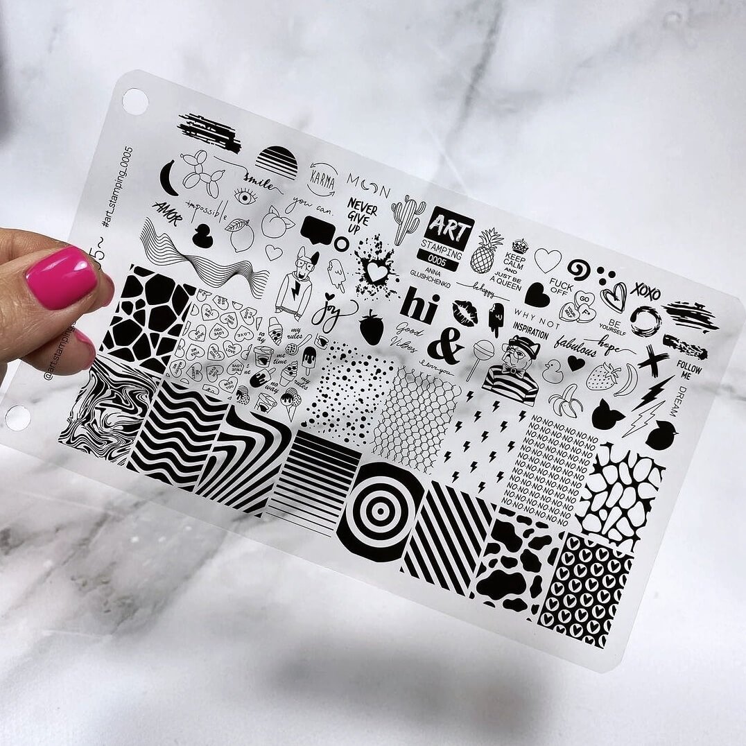 Пластина для стемпінгу ART Stamping by Glushchenko 005