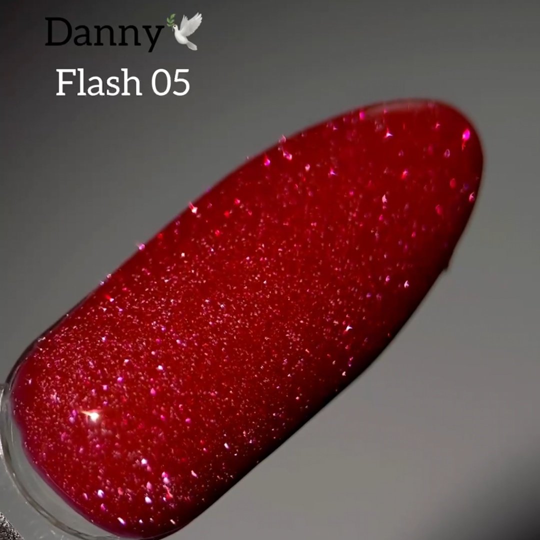 Світловідбиваючий гель-лак Danny Flash 05, 10 мл