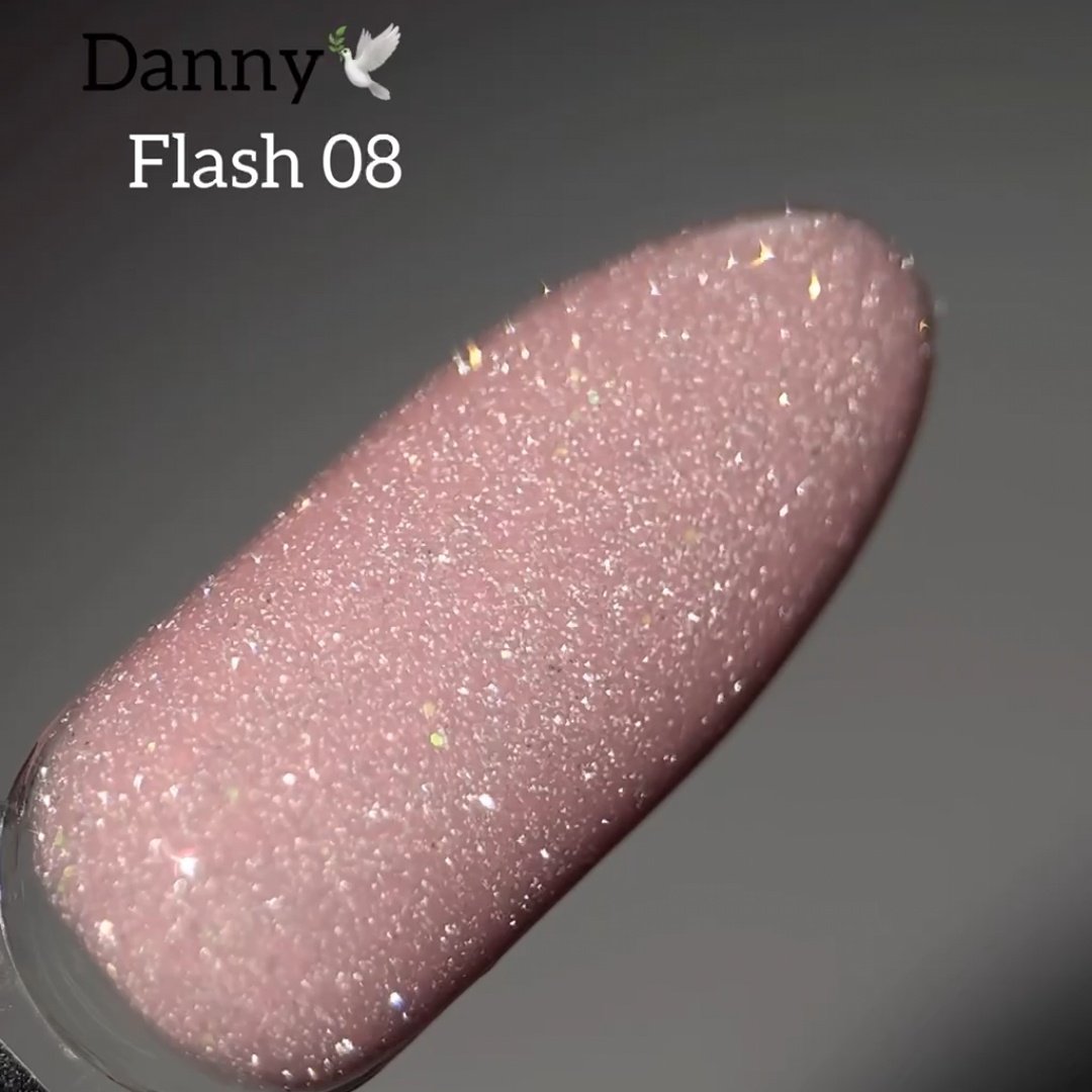 Світловідбиваючий гель-лак Danny Flash 08, 10 мл