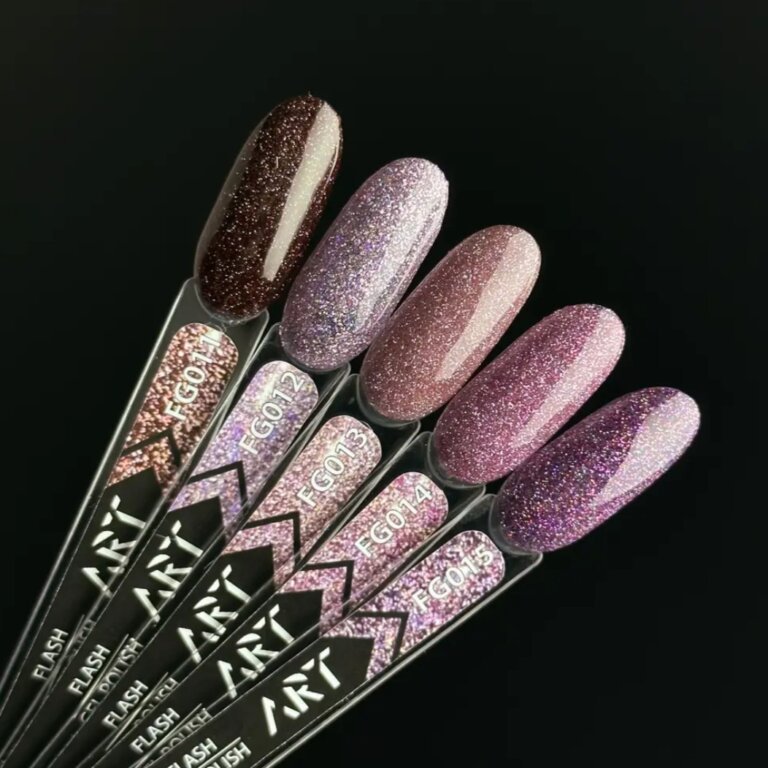 Світловідбиваючий гель-лак ART Flash gel polish №FG001, 6 мл