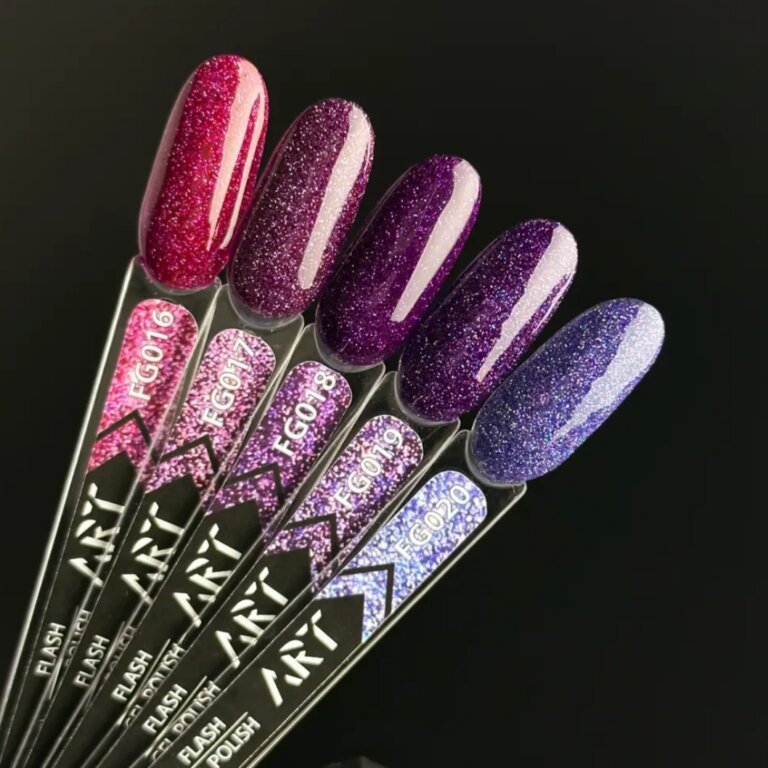 Світловідбиваючий гель-лак ART Flash gel polish №FG001, 6 мл