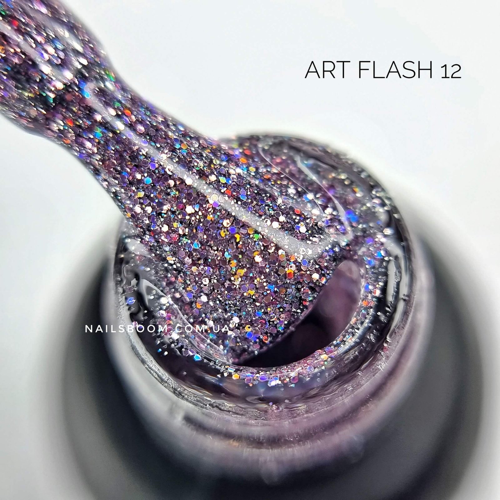 Світловідбиваючий гель-лак ART Flash gel polish №FG012, 6 мл
