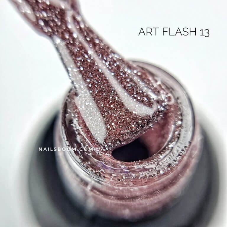 Світловідбиваючий гель-лак ART Flash gel polish №FG013, 6 мл