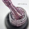 Світловідбиваючий гель-лак ART Flash gel polish №FG014, 6 мл