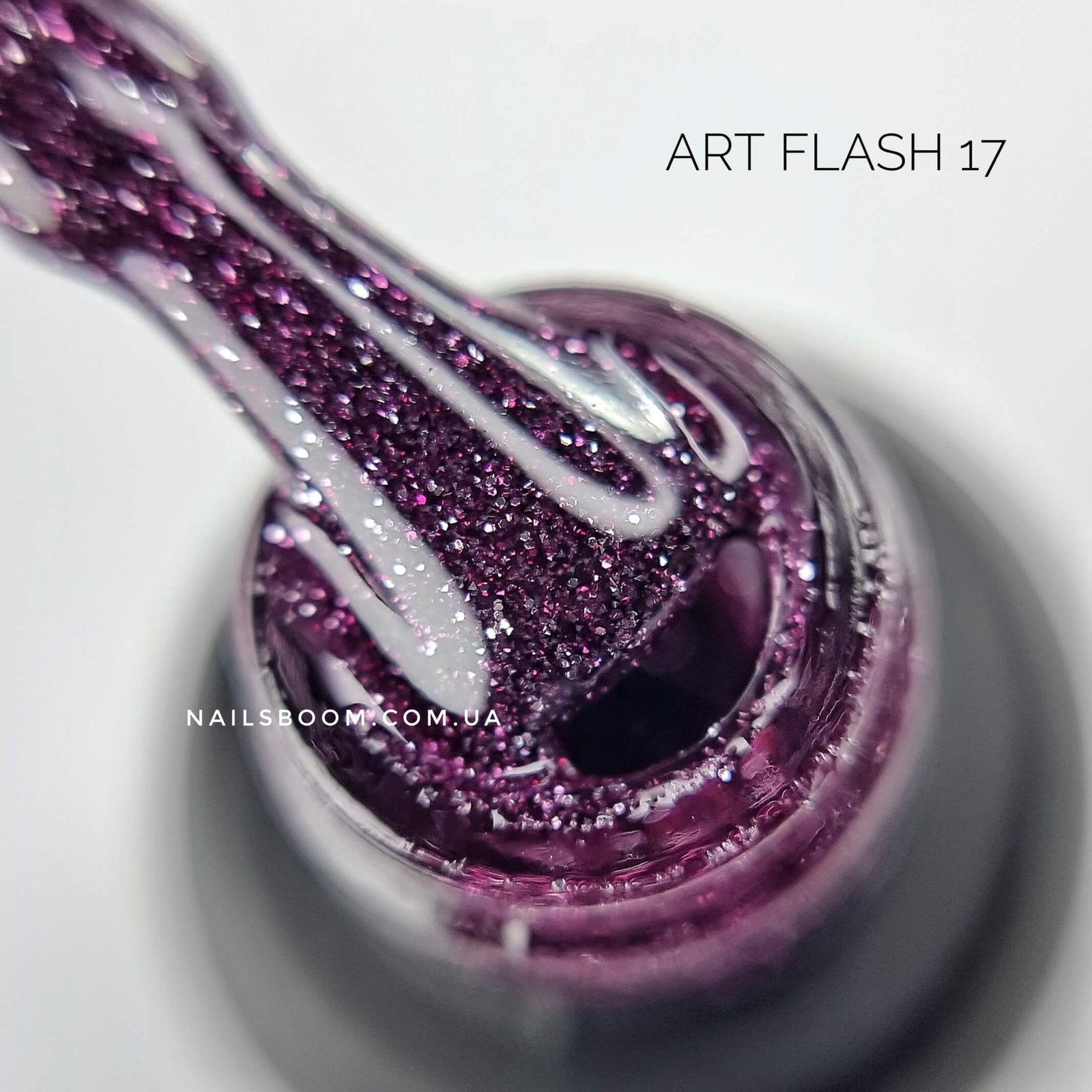 フェイスカラー GALAXY GLOW Світловідбиваючий гель-лак ART Flash gel polish №FG017, 6 мл