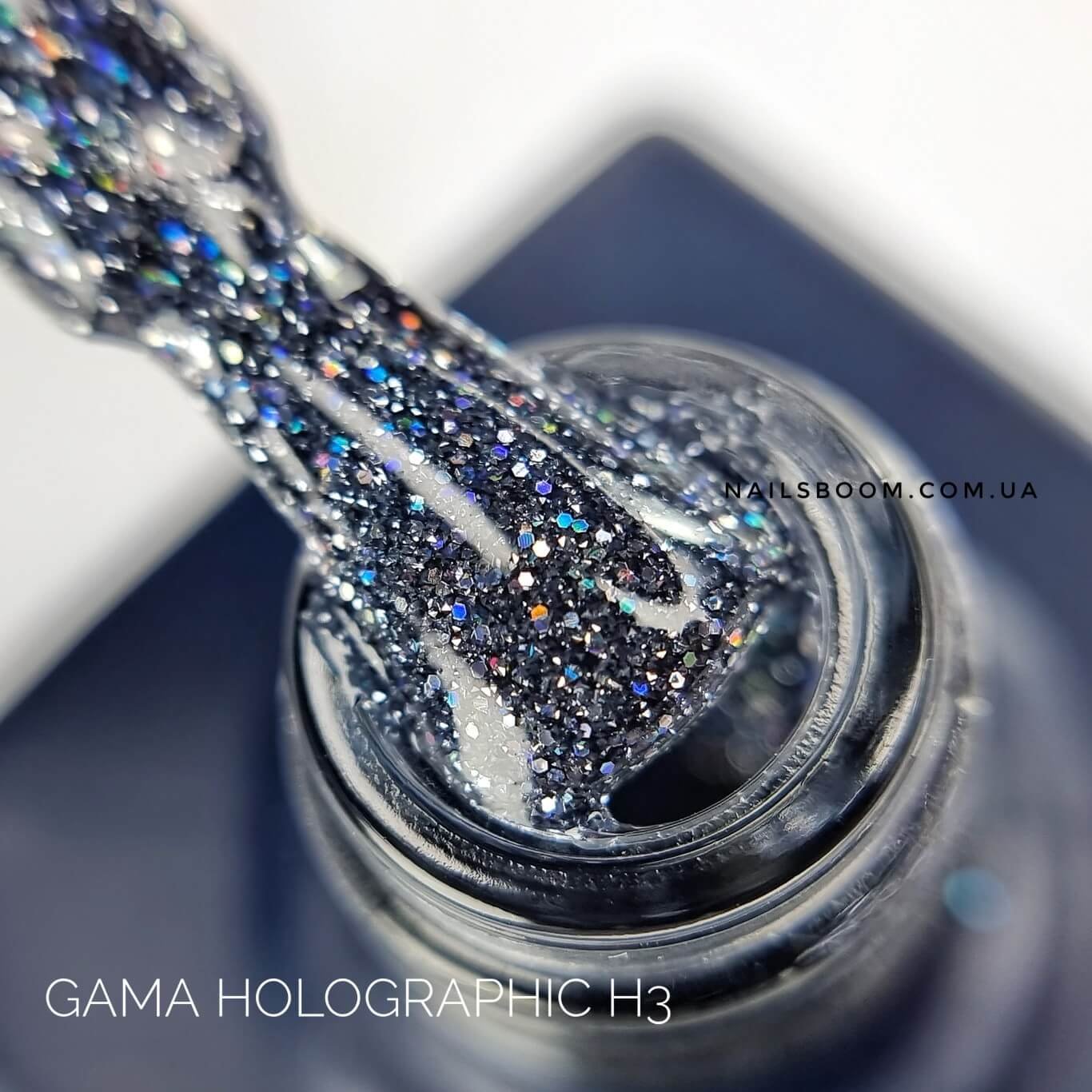 Світловідбиваючий гель-лак GA&MA Holographic 003, 10 мл