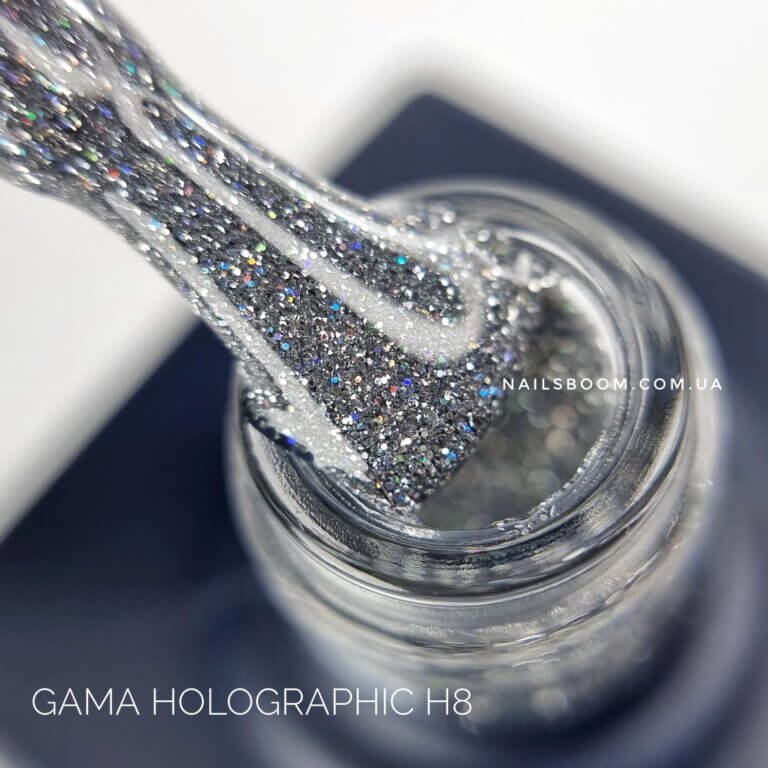 Світловідбиваючий гель-лак GA&MA Holographic 008, 10 мл
